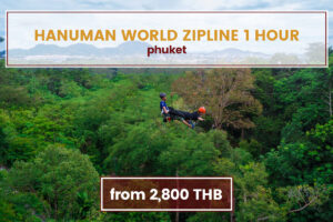 1 Hour Zipline Adventure at Hanuman World Phuket Tours www.nettoursasia.com